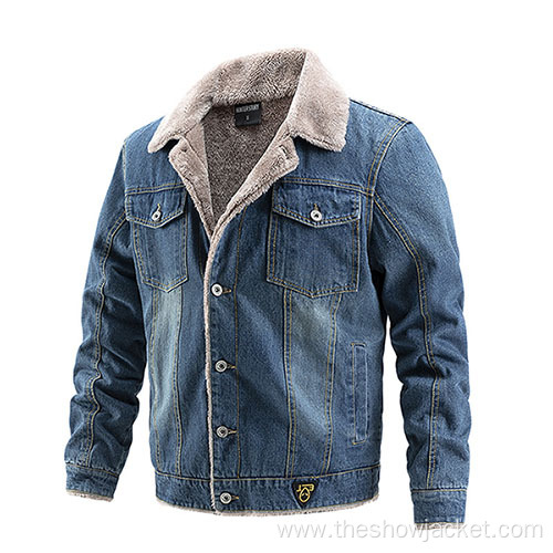 Men's Winter Denim Jacket Factory Wholesale Custom